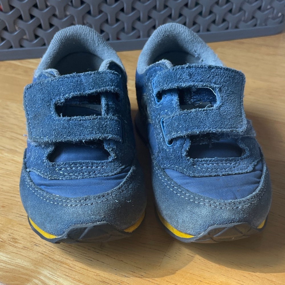 Baby Blue Velcro Sneakers size 6